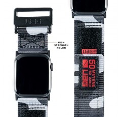 iWatch 시리즈 Ultra/8/SE2/1-7/SE 액티브 시계 스트랩용 Apple Watch 밴드와 호환되는 URBAN ARMOR GEAR UAG