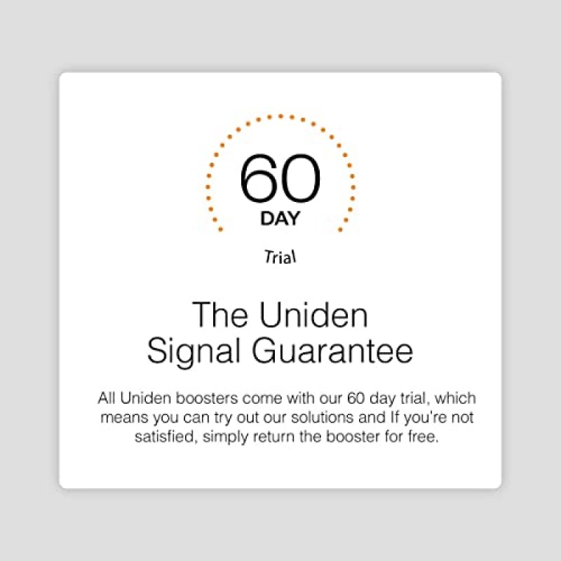 Uniden U65C 휴대폰 신호 부스터 | 야기/패널 안테나 - 50옴 | 3G/4G/LTE|5G 지원|최대 4,000평방피트|미국 모든 이동통신사용 - Verizon, AT&T, T-Mobile 등 | FCC 승인