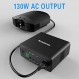 Krisdonia 130W 휴대용 전원 은행, 148WH/40000mAh 휴대용 노트북 충전기 배터리 백업(110V AC 소켓/100W Type-C 포트/CPAP 야외 캠핑 여행 사냥 비상용 USB QC3.0 2개 포함)