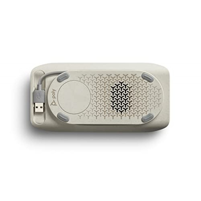 Poly - Sync 20 USB-A 개인용 스마트 스피커폰(Plantronics) - Bluetooth를 통해 휴대폰에 연결하고 USB-A 케이블을 통해 PC/Mac에 연결 - Teams(인증), Zoom & More와 작동, 블랙