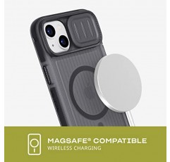 Tech21 iPhone 14 Plus Evo Max는 MagSafe®와 호환됩니다. 홀스터와 20피트 FlexShock 다중 낙하 보호 기능을 갖춘 내구성 있고 충격 흡수성이 뛰어난 견고한 휴대폰 케이스입니다.