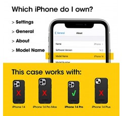 OtterBox iPhone 14 Pro(전용) 번들: Commuter 시리즈 케이스(블랙) 및 증폭 유리 항균 화면 보호기
