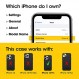 OtterBox iPhone 14 Pro(전용) 번들: Commuter 시리즈 케이스(블랙) 및 증폭 유리 항균 화면 보호기