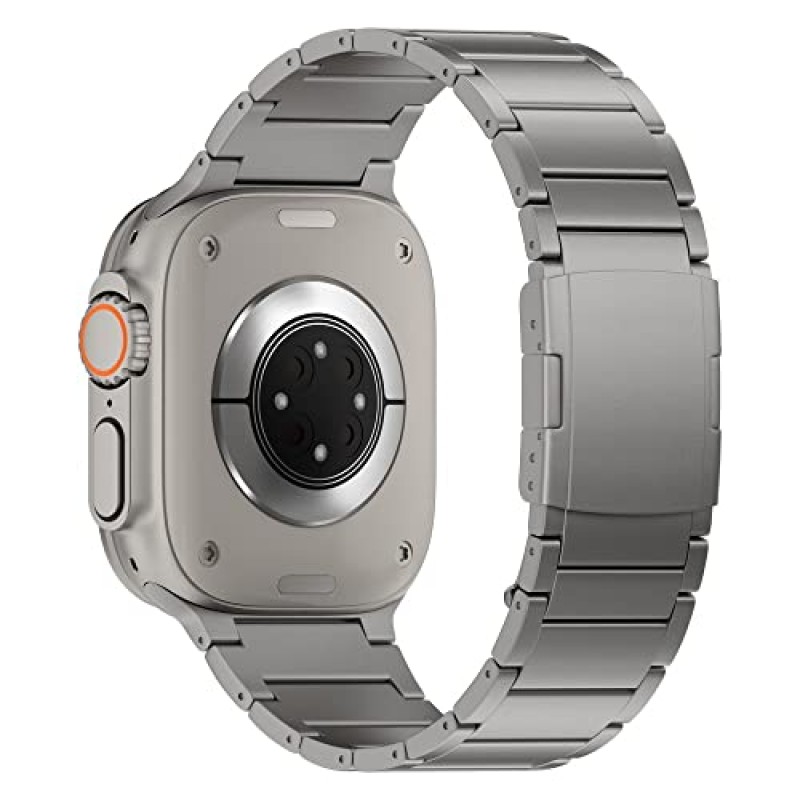 Apple Watch Ultra 2 및 Ultra 1 메탈 밴드와 호환되는 Ultra 2 티타늄 밴드 49mm - 티타늄 메탈 팔찌