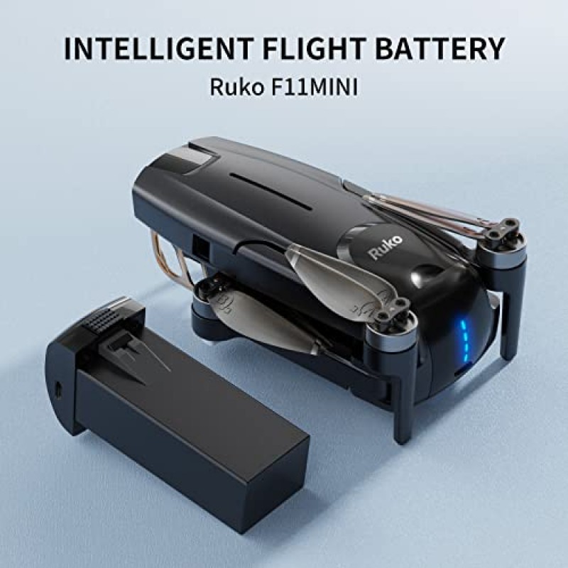 Ruko F11MINI 교체용 지능형 비행 배터리 - 7.6V 2100mAh 리튬 이온 배터리(충전 케이블 포함)