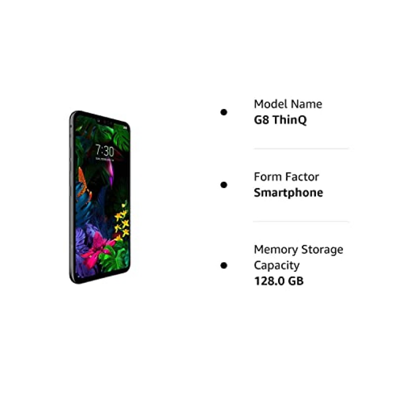 LG G8 ThinQ - 128GB - 플래티넘 그레이 - 버라이존(리뉴얼)