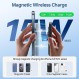 iPhone용 IFIDOL 휴대용 충전기, 16000mAh 및 22.5W PD 고속 충전 Magsafe용 자기 보조베터리 배터리 팩, iPhone 15/15 Pro/Pro Max, iPhone 14/13/12 시리즈용 무선 휴대용 전화 충전기