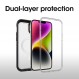 iPhone 14 Plus용 OtterBox DEFENDER XT 시리즈 번들 - BLOOMING LOTUS(핑크) + MagSafe용 OtterBox 분리형 지갑(케이스 별도 판매) - 딸기 핑크