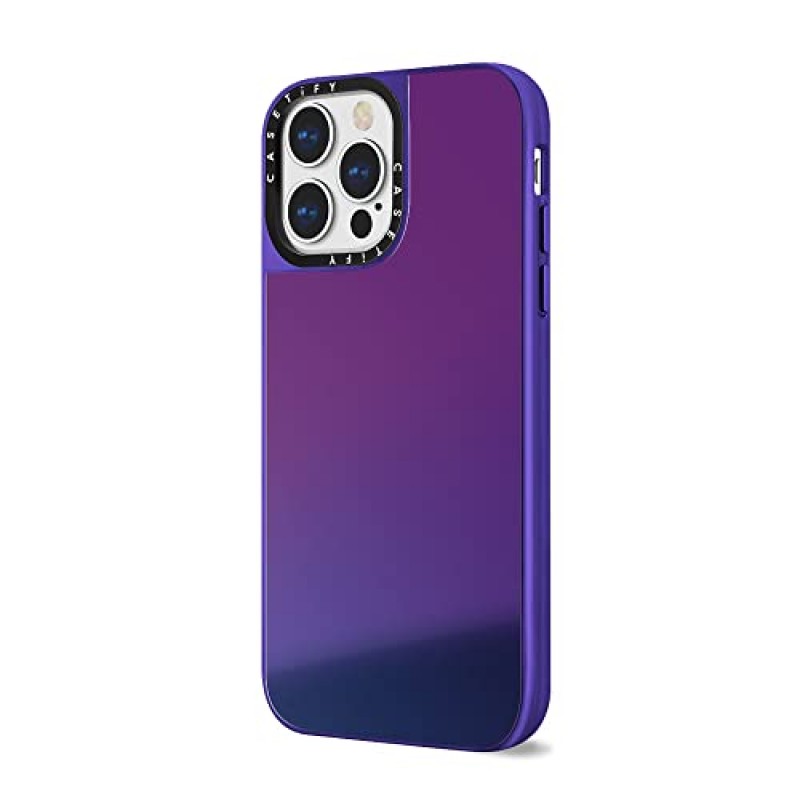 CASETiFY iPhone 13 Pro Max용 미러 케이스 Magsafe와 호환 - 퍼플 디스코 온 퍼플