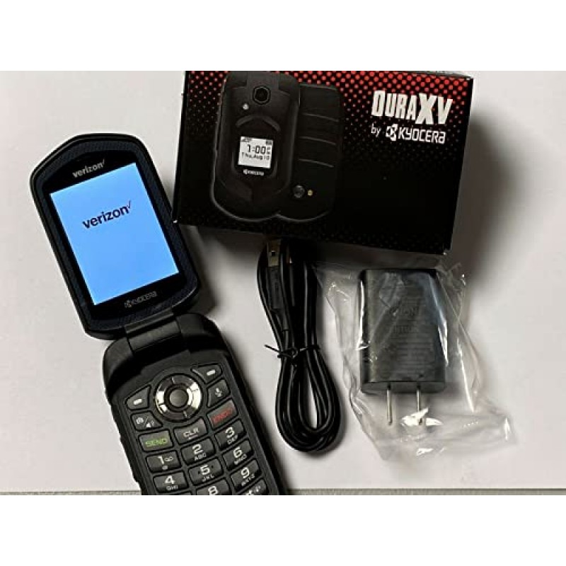 Kyocera DuraXV LTE E4610 Verizon Wireless 견고한 방수 플립폰(리뉴얼)