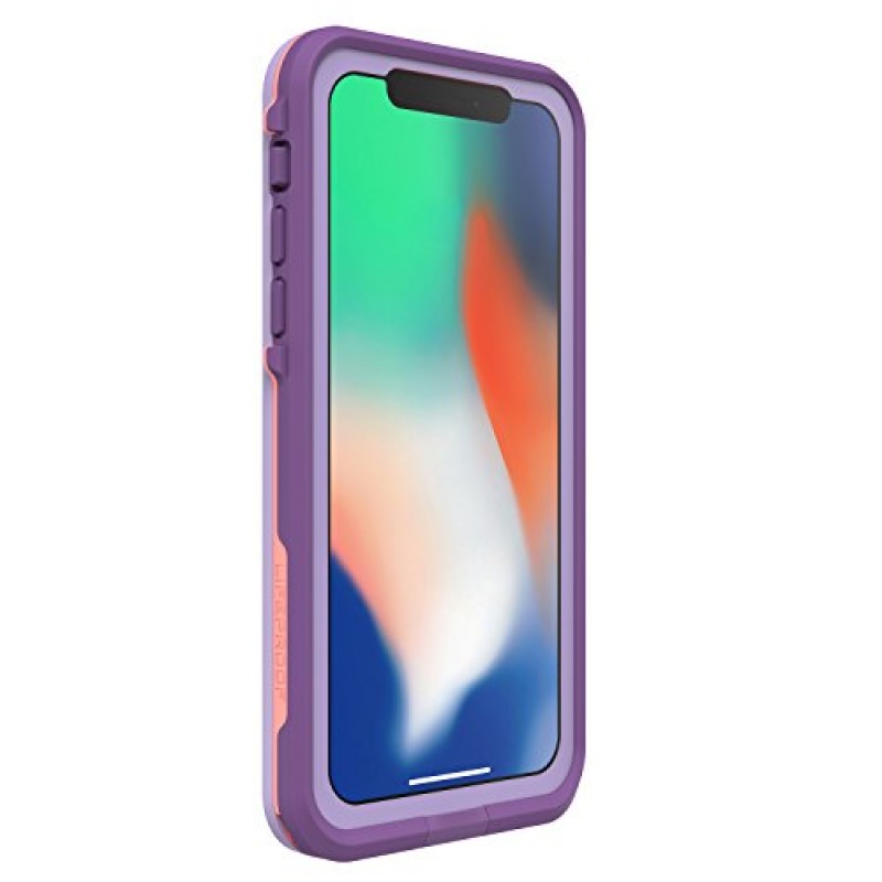 iPhone X용 Lifeproof FRĒ 시리즈 방수 케이스(전용) - 소매 포장 - 차크라(ROSE/FUSION CORAL/ROYAL LILAC)