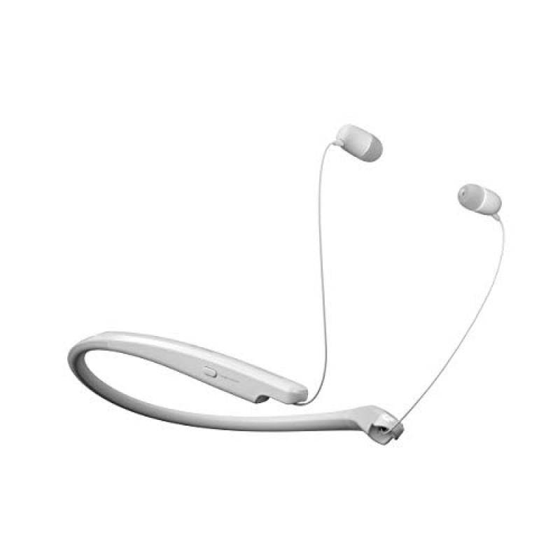 LG Tone Flex 무선 블루투스 스테레오 넥밴드 이어버드 HBS-XL7-32비트 Hi-Fi DAC, Meridian Audio,Google Assistant(화이트)