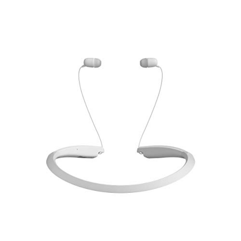 LG Tone Flex 무선 블루투스 스테레오 넥밴드 이어버드 HBS-XL7-32비트 Hi-Fi DAC, Meridian Audio,Google Assistant(화이트)