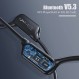 LED 디스플레이가 장착된 Ortizan 골전도 헤드폰, 오픈 이어 헤드폰 Bluetooth 5.3 마이크가 내장된 스포츠 무선 이어폰 수영, 달리기, 사이클링, 하이킹용 IPX8 방수(I6, 검정색)