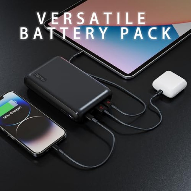 Miady PD 휴대용 충전기 총 출력 85W, 65W USB-C 고속 충전 기능이 있는 20000mAh 보조베터리, iPhone, Android 휴대폰 등을 위한 외부 배터리 팩