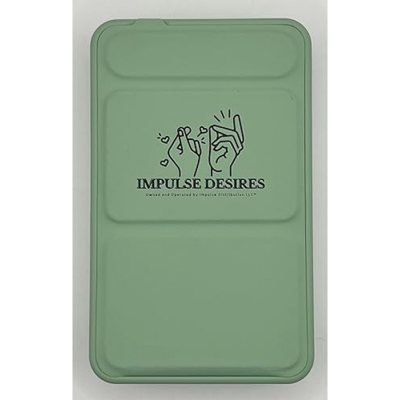 Impulse Desires Magsafe 호환 접이식 스탠드가 포함된 3-in-1 무선 자기 고속 충전 고용량 보조베터리(녹색)