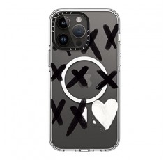 CASETiFY iPhone 14 Pro Max용 클리어 케이스 Magsafe와 호환 가능 - xo Kisses