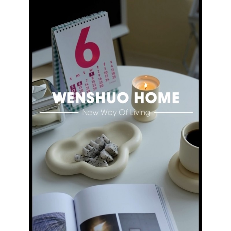 WENSHUO 통통한 보석 트레이, 귀여운 구름 장신구 접시