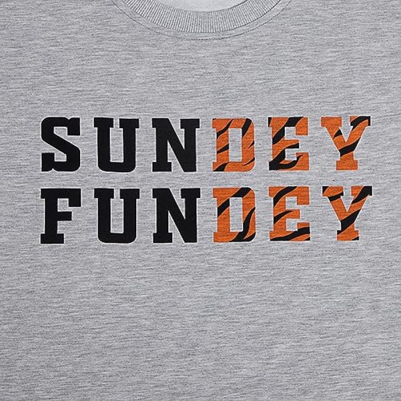VILOVE 게임 데이 스웨트 여성 Sundey Fundey 스웨트 축구 시즌 까마귀 일요일 셔츠 크루 넥 풀오버