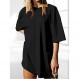 AnotherChill Womens Athletic Romper With Pocket Workout Tee Rompers 등이 없는 오버사이즈 Onesie 캐주얼 액티브웨어