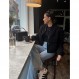 Faleave 여성용 크롭 봄버 재킷 캐주얼 스트리트 버튼 다운 대표팀 재킷(두 개의 큰 주머니 포함)