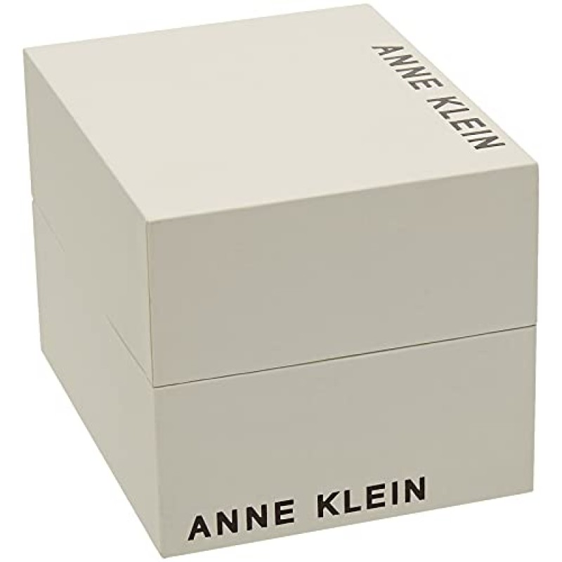 Anne Klein 여성용 가죽 스트랩 시계