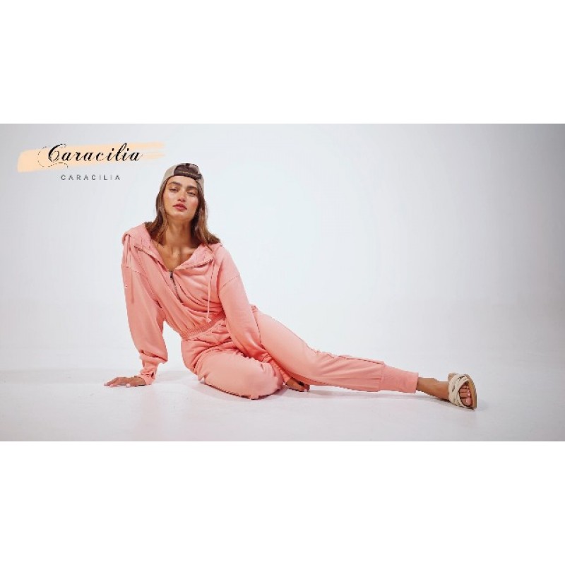 Caracilia 여성용 점프 슈트 Dressy Casual Rompers Onesies 트렌디 한 의상 긴 소매 편안하고 헐렁한 옷