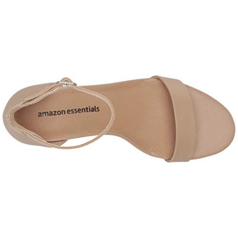 Amazon Essentials 여성용 투 스트랩 힐 샌들