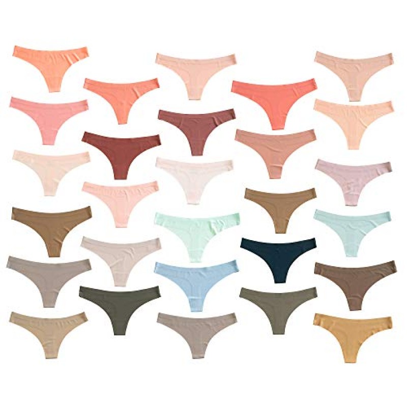 Alyce Intimates 여성용 레이저 컷 끈팬티 12개 팩