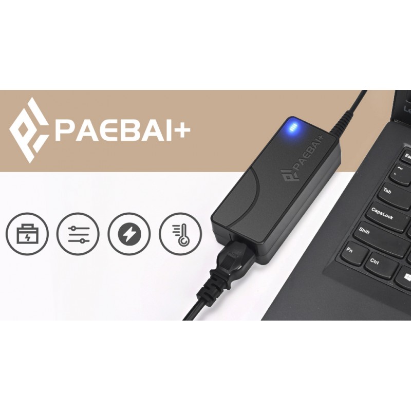 PAEBAI + 65W 45W 레노버 Thinkpad T460 T470 T470S T440 T450 T540P E531 E570 E560 L440 L460 L470 X270 X250 X240 G50 G50-45 G50-70 G50-80 20V 3.25A AC 전원 어댑터