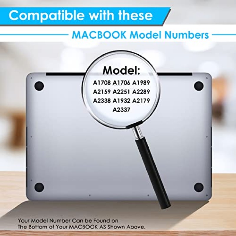 노트북 개인 정보 보호 화면 자석 MacBook Pro 13인치(2016-2022, M1,M2) 및 MacBook Air 13인치(2018-2021, M1), Mac 13인치용 자석 탈착식 컴퓨터 화면 개인 정보 보호 쉴드