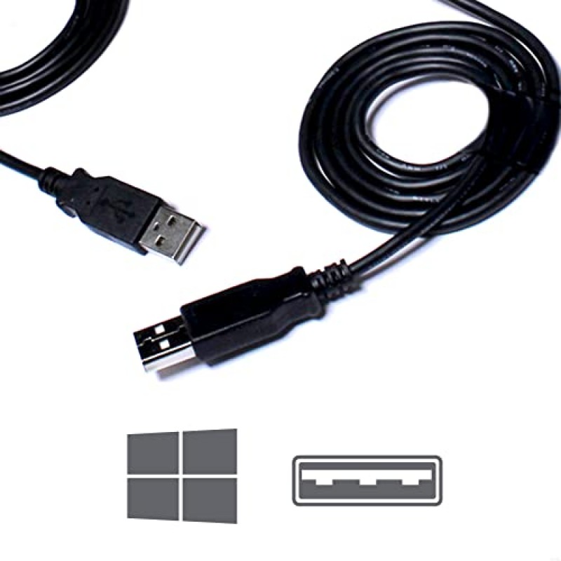 플러그형 USB 전송 케이블, 무제한 사용, Windows PC 2대 간 데이터 전송, Windows 11, 10, 7, XP와 호환, Bravura Easy Computer Sync 소프트웨어 포함