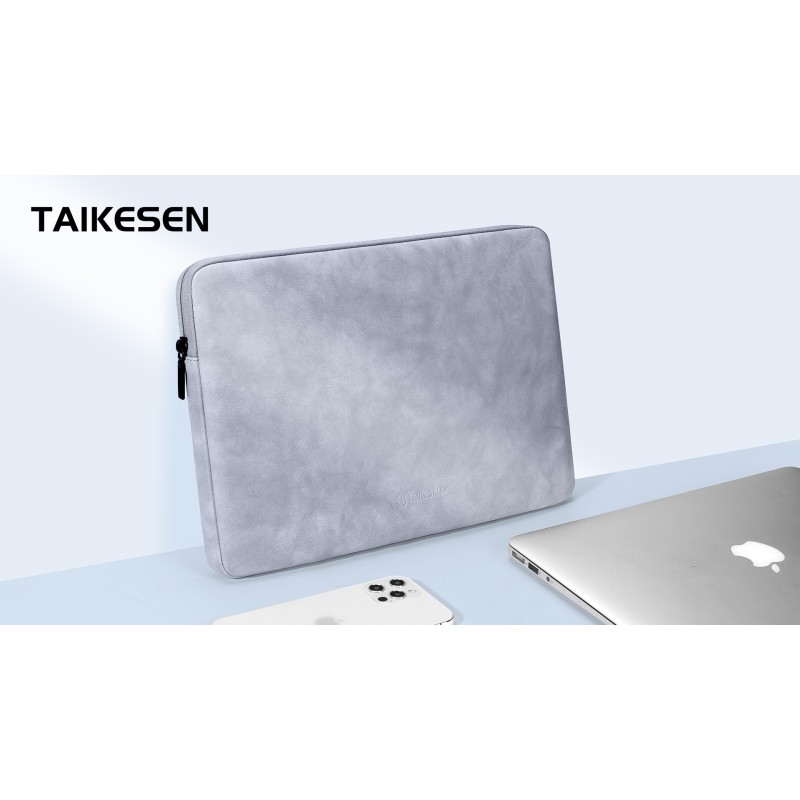 TAIKESEN 노트북 슬리브, MacBook Air/Pro, 13-13.3인치 노트북, MacBook Pro 14 2023 A2779 M2 A2442 M1 A2681 A2337 /Pro 13 A2338, PU 소재 백(소형 케이스 포함), 핑크