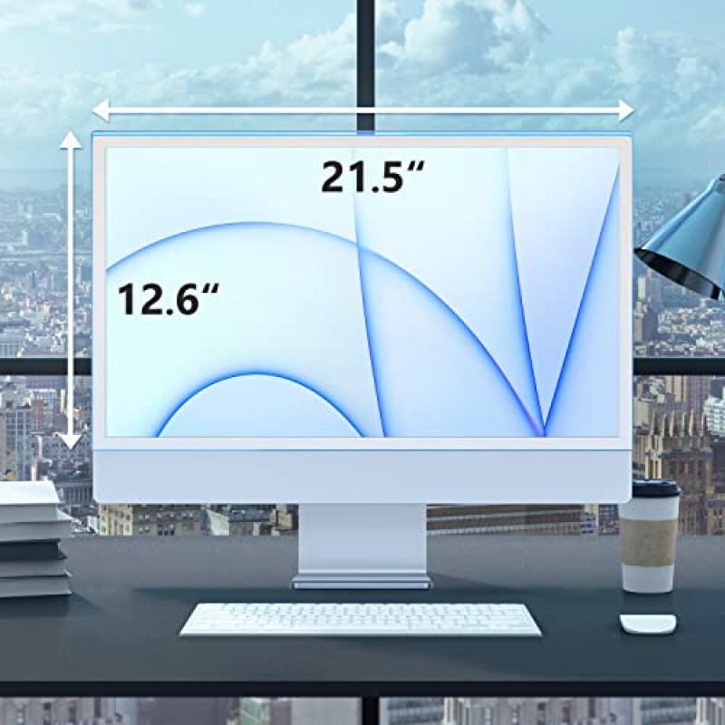 24인치 iMac용 VINTEZ 블루 라이트 스크린 블루 라이트 방지 스크린 보호 필터 | 눈 보호 블루라이트 차단 필터로 눈의 피로를 줄여주는 iMac 24