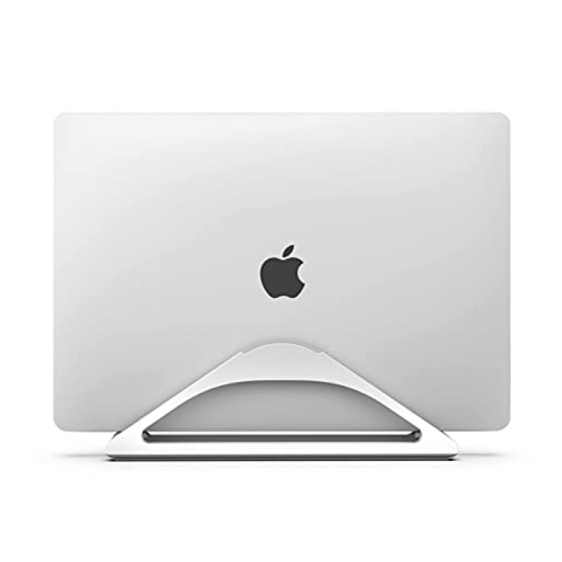 HumanCentric 책상용 세로형 노트북 스탠드 (실버) | Apple MacBook, MacBook Pro 및 기타 노트북을 도킹하여 직장과 홈 오피스를 정리할 수 있는 조절 가능한 홀더