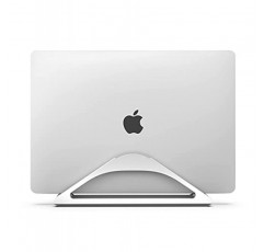 HumanCentric 책상용 세로형 노트북 스탠드 (실버) | Apple MacBook, MacBook Pro 및 기타 노트북을 도킹하여 직장과 홈 오피스를 정리할 수 있는 조절 가능한 홀더