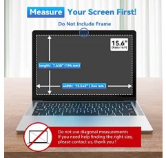 노트북 개인 정보 보호 화면 15.6인치, 탈착식 16:9 15.6인치 노트북용 개인 정보 보호 필터 화면 보호기, 개인 정보 보호 화면 엿보기 방지