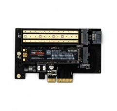 zimaboard PCIe-M.2 NVME SSD 어댑터 카드 32Gbps M 키/B 키 PCIe4.0 X1 X4 어댑터 서버 데스크탑 PC 지원 SATA NGFF