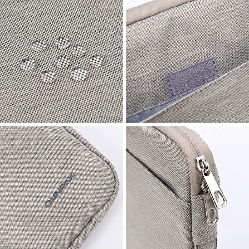 Omnpak Surface Pro 9 케이스, Surface Pro 9/8/X/7+/7/6/5/4/3용 13인치 노트북 슬리브, 멀티 포켓 및 측면 핸들 스트랩이 있는 Surface Pro 8 케이스, 12.4용 노트북 휴대용 가방 인치 Surface Laptop Go