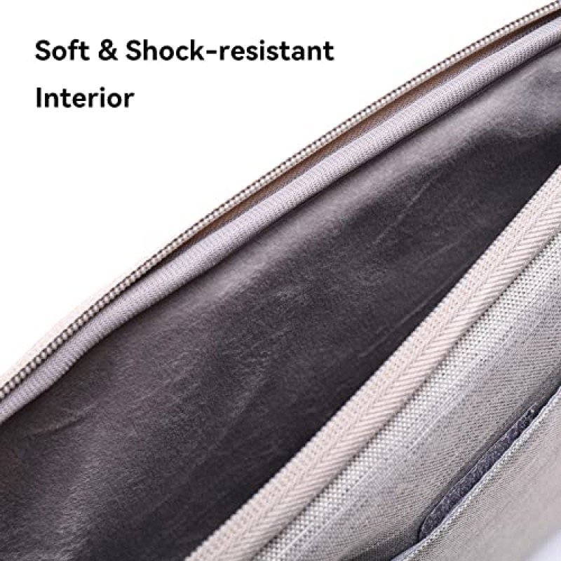 Omnpak Surface Pro 9 케이스, Surface Pro 9/8/X/7+/7/6/5/4/3용 13인치 노트북 슬리브, 멀티 포켓 및 측면 핸들 스트랩이 있는 Surface Pro 8 케이스, 12.4용 노트북 휴대용 가방 인치 Surface Laptop Go
