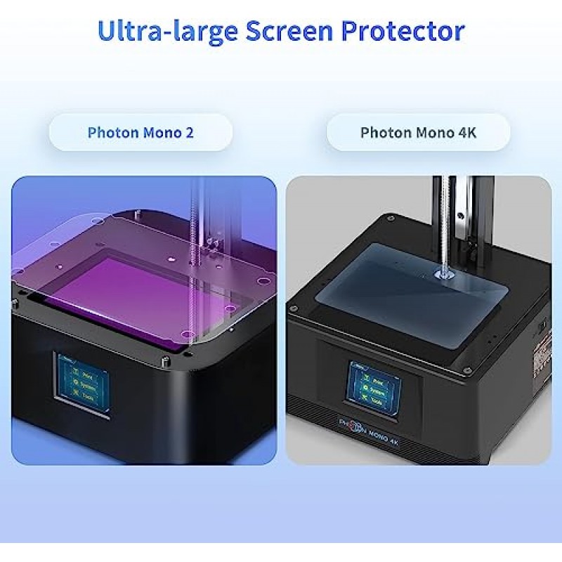 HzdaDeve 5PCS 화면 보호기 Anycubic Photon Mono 2 액세서리 용 6.6 인치 LCD 보호 필름 3D 수지 프린터 용 교체