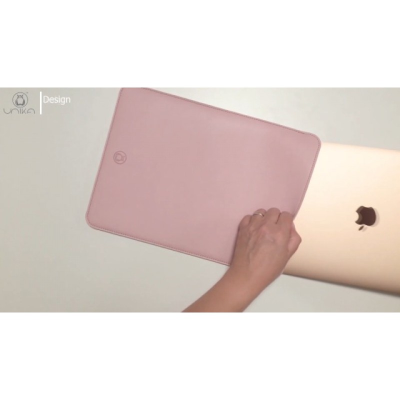 슬림 PU 가죽 노트북 슬리브 13인치 | 전문가 수준의 MacBook Air 슬리브, 부드러운 터치 울 패딩, 냄새 없음, 이탈리아 PU 가죽으로 제작, 적합: Mac Book Pro 2020, iPad 및 기타 노트북 케이스 - 블랙