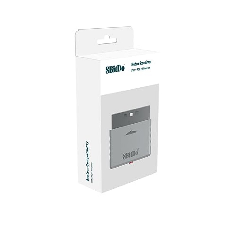 PS1 PS2 및 Windows용 8Bitdo Bluetooth Retro 수신기, Xbox 시리즈 컨트롤러, Xbox One Bluetooth 컨트롤러, Switch Pro 및 PS5/PS4 컨트롤러와 호환 가능