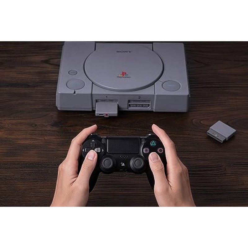 PS1 PS2 및 Windows용 8Bitdo Bluetooth Retro 수신기, Xbox 시리즈 컨트롤러, Xbox One Bluetooth 컨트롤러, Switch Pro 및 PS5/PS4 컨트롤러와 호환 가능
