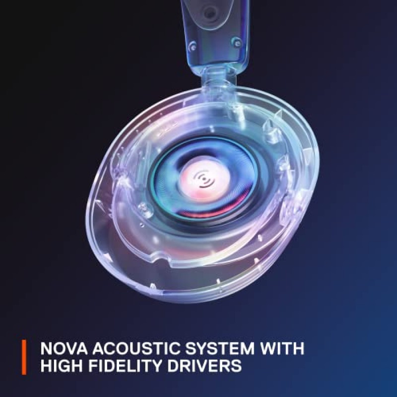 SteelSeries Arctis Nova 1 다중 시스템 게임용 헤드셋 — Hi-Fi 드라이버 — 360° 공간 오디오 — 편안한 디자인 — 내구성 — 초경량 — 소음 제거 마이크 — PC, PS5/PS4, 스위치, Xbox - 블랙