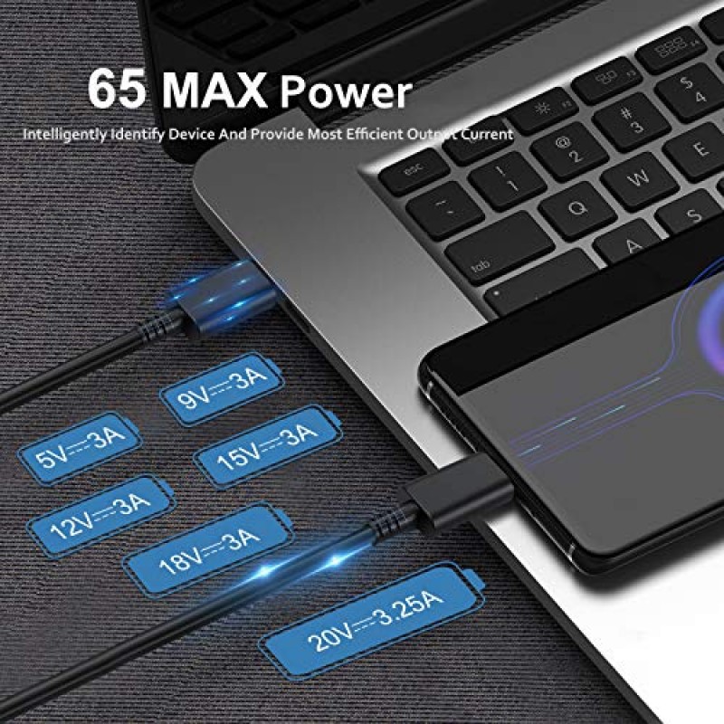 65W USB Type-C 충전기 Lenovo Thinkpad T14 T14S T15 T16 Yoga L13 7i L14 L15 E14 E15 X12 X13 R14 K14 Gen 1 2 3 4 노트북 전원 어댑터 공급 충전 코드