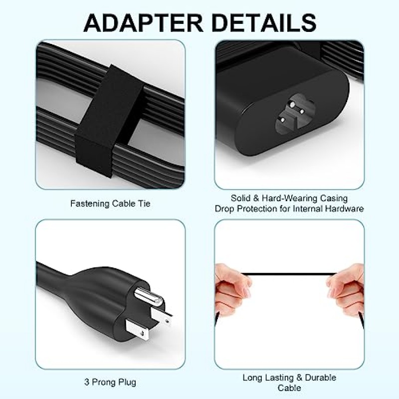 Dell USB C 충전기용: Dell 노트북 충전기 USB C 65W 45W, Dell 노트북용 충전기, Dell USBC-C 충전기 노트북 컴퓨터 전원 코드 교체 Dell Latitude/XPS 13/Chromebook USB-C Type C AC 어댑터