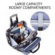 KROSER 롤링 노트북 가방 프리미엄 롤링 노트북 서류 가방은 여행/비즈니스/여성을 위한 RFID 포켓이 있는 최대 15.6인치 노트북 발수성 밤새 롤링 컴퓨터 가방에 적합합니다.