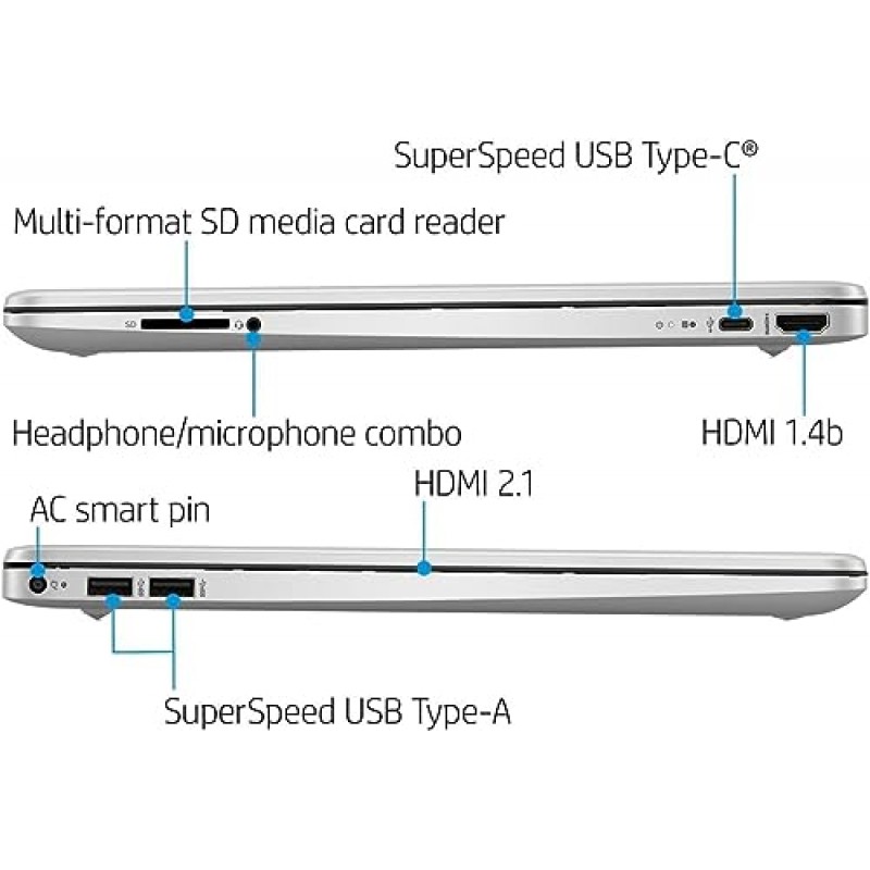 비즈니스용 HP 15.6인치 터치스크린 플래그십 HD 노트북, Intel i3-1115G4 최대 4.1GHz(Beat i5-1035G4), 16GB RAM, 1TB NVMe SSD, 고속 충전, Numpad, Bluetooth, Wi-Fi, HDMI, Win 11 포함 GM 액세서리