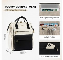 LOVEVOOK 여성용 노트북 배낭 지갑 방수 교사 간호사 가방, USB 포트가있는 18 인치 작업 노트북 가방, 비즈니스 여행 컴퓨터 배낭